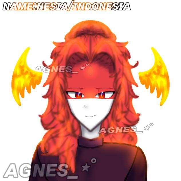 I drew a human version of Nesia