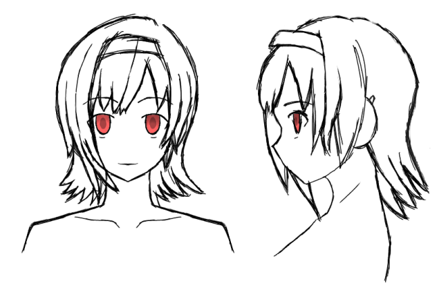 モデリング用の下書き