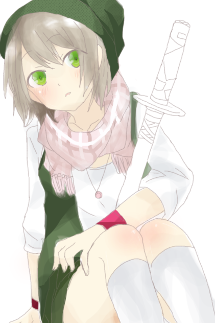 途中で諦めた女の子