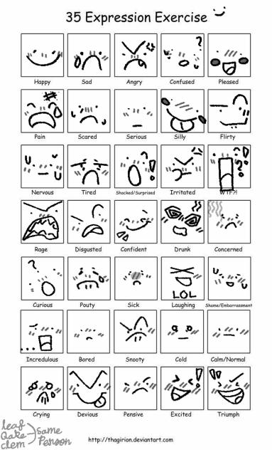 35 expression exercise!!!!!!! - ibisPaint