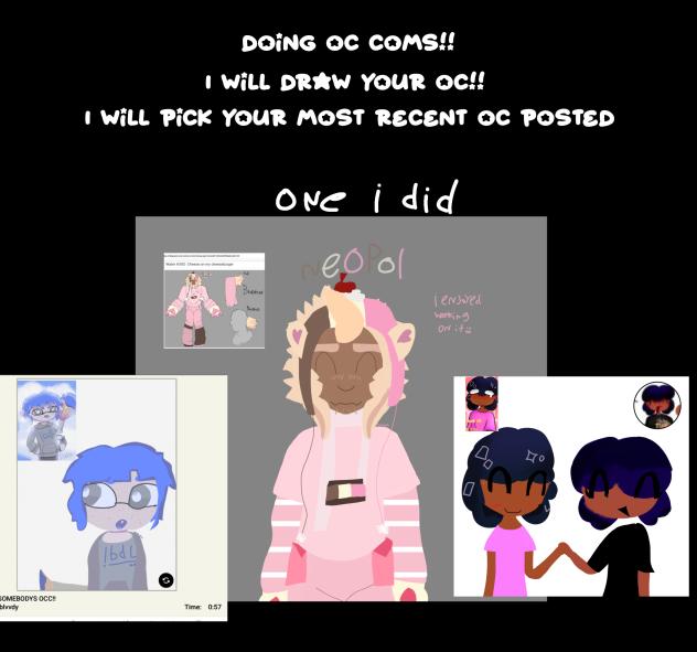 I'm drawing ocs!!