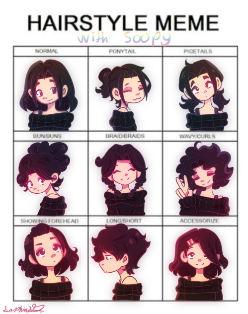 Hairstyle meme with soopy