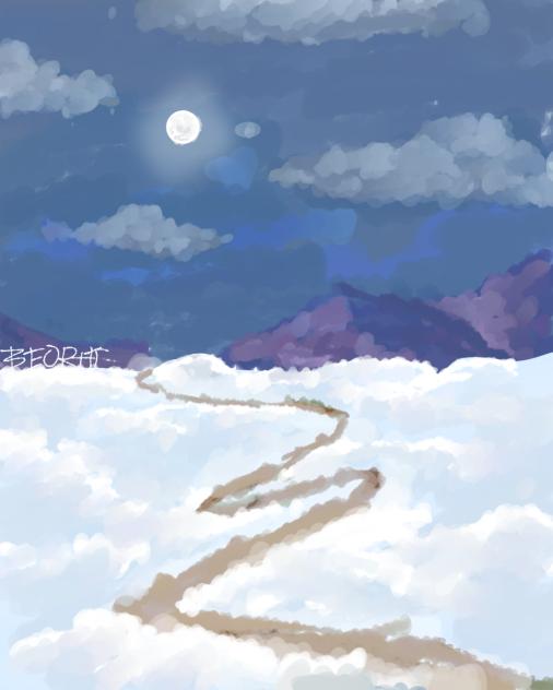 snowy night
