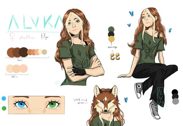 Alvka human reference sheet 2025