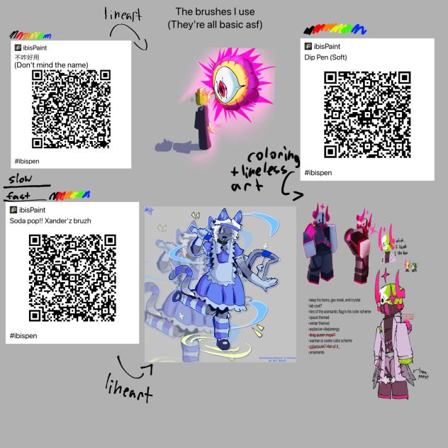 My brushes section 2