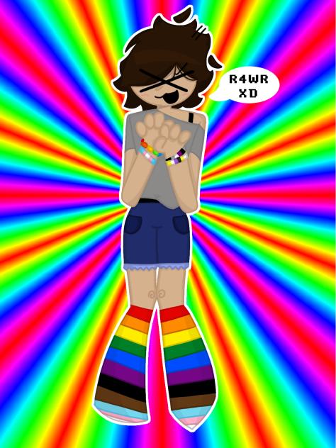 I drew my bestie for their bday XD