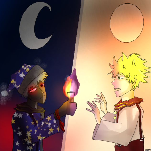 sun and moon - ibisPaint