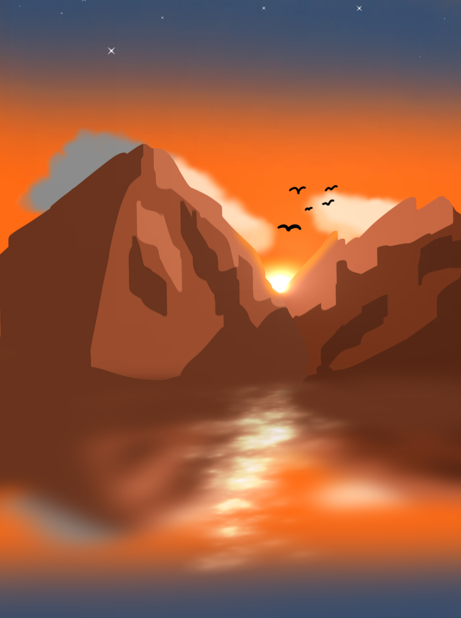 Sunset - ibisPaint