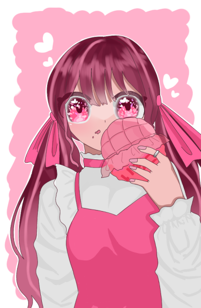 いちごメロンパン