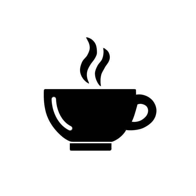 cup of coffee shadow