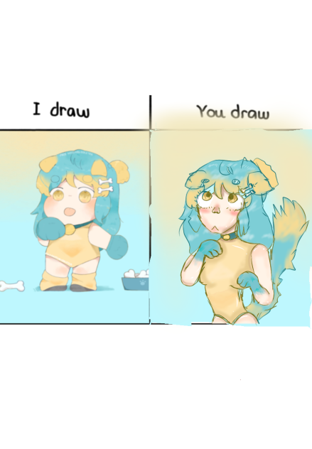 I draw u draw collab