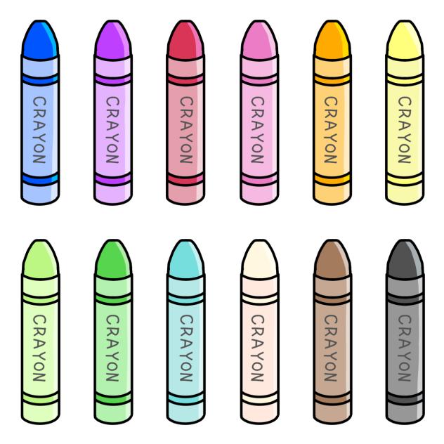 12色クレヨン
