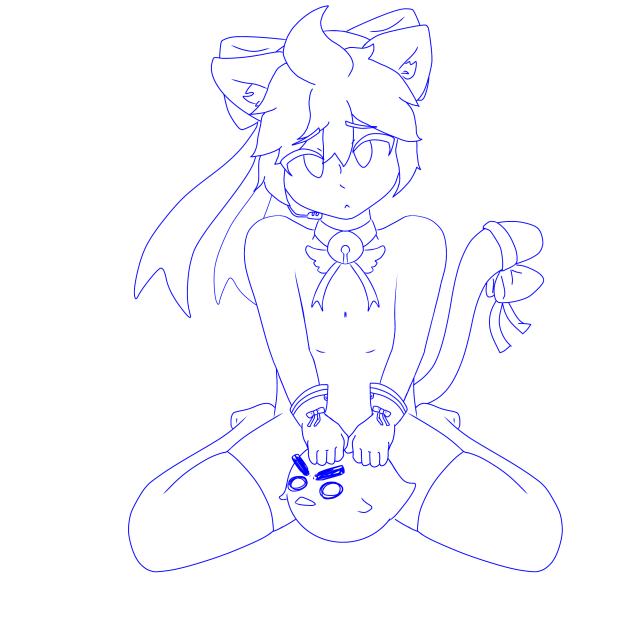 Magical Nuko Len Len ~ lineart ~