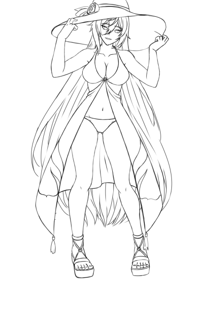 genshin impact fem zhongli bikini