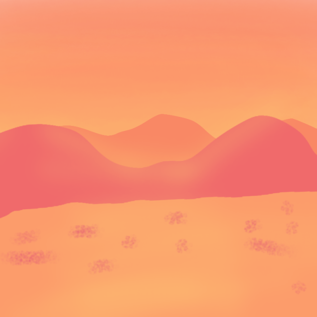 langit orange - ibisPaint