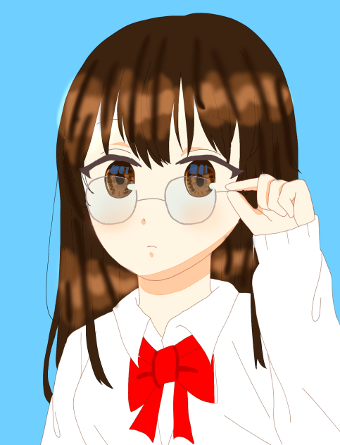 ねず美ちゃんの昔の線画！🎀👓