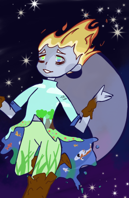 Earth person attempt 1 - ibisPaint