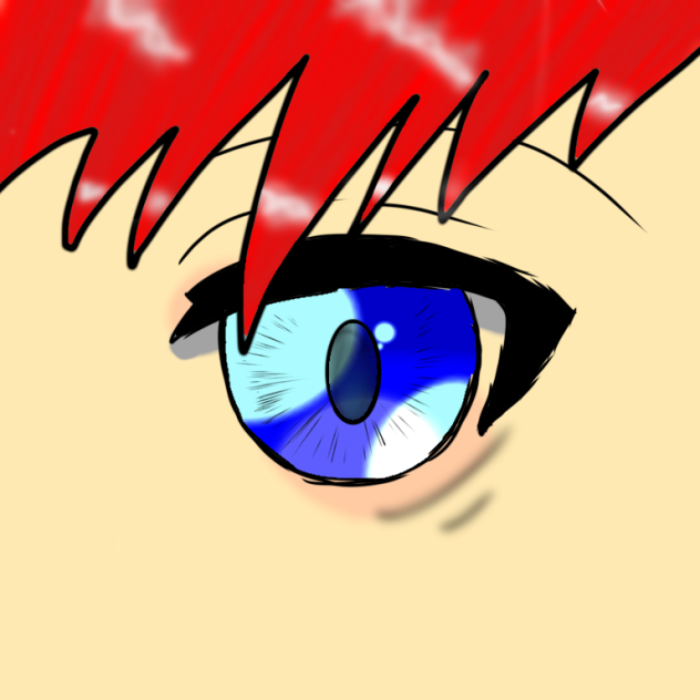 Blue eyes - ibisPaint