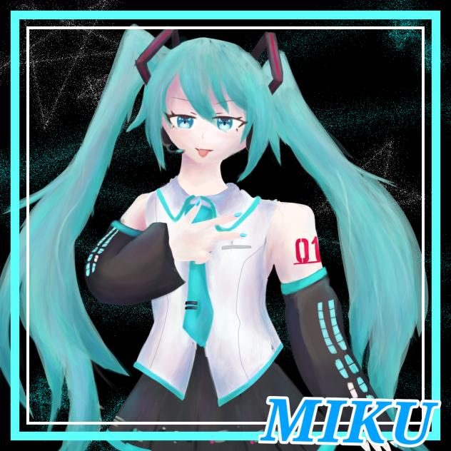 初音ミク描いてみた