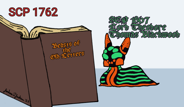 SCP 1867 Lord Blackwood reads a Book
