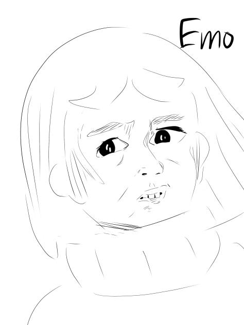 side eyeing Emo
