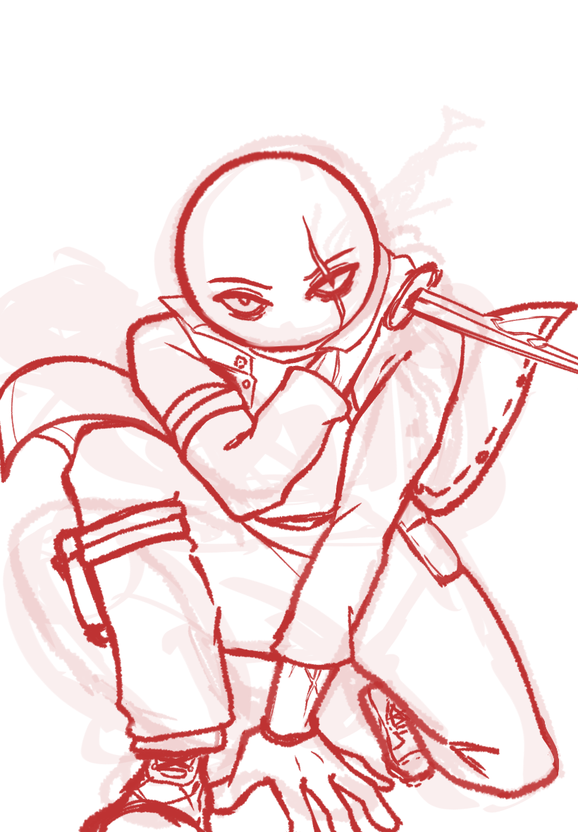 Action pose practice - ibisPaint