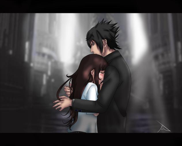 Comfort in his arms
