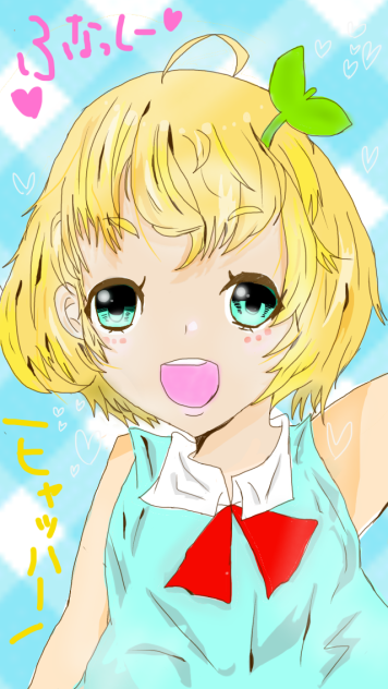 小6がふなっしー風少女をかいたみた