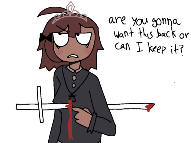 Alice got stabbed