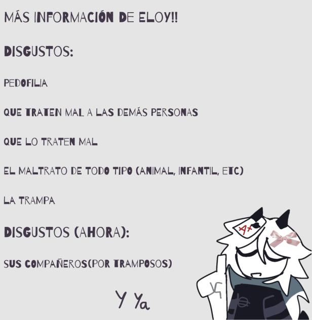 Más información de Eloy (pt 2)