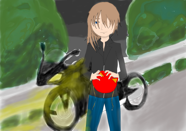 夜とバイクと俺