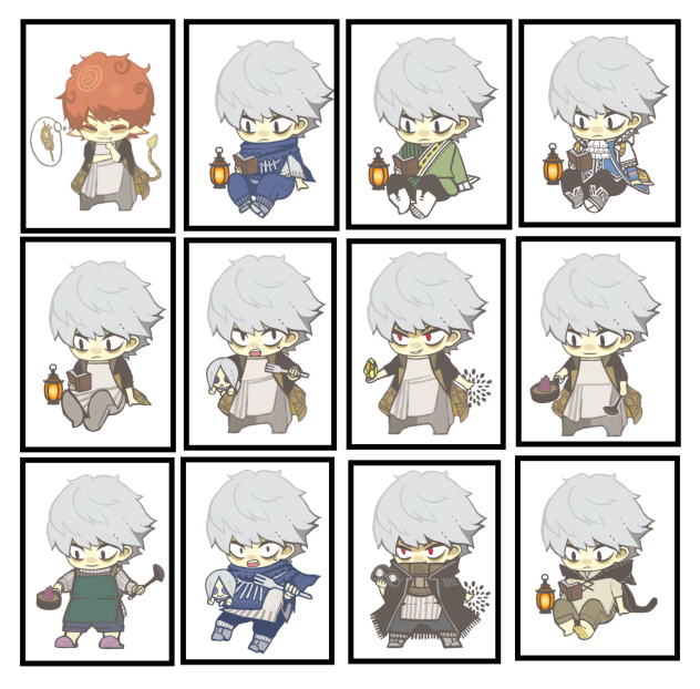 グッズ用チビキャラ案出し切ったよ