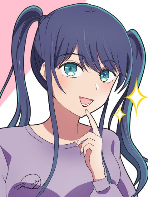 あかねツインテールにした