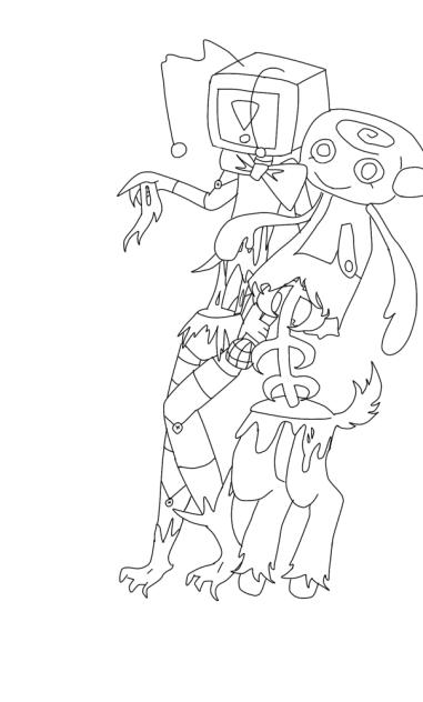 In the process (looks messy)