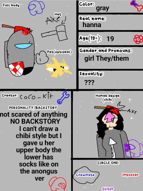 my amongus oc