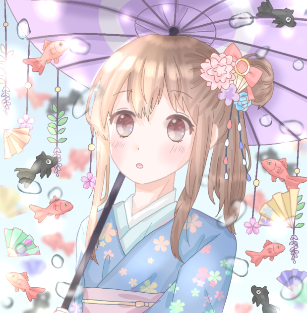 🌺金魚と私🌺