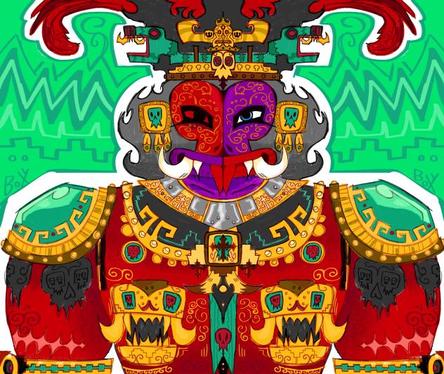Lord Mictlan fanart!! (MAT3,MATT)