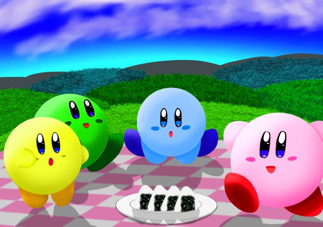 カービィ達のピクニック