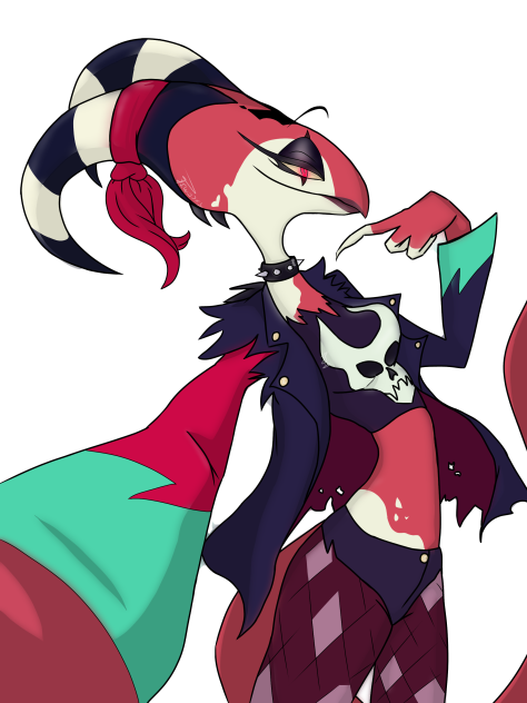 Female Blitzø Helluva Boss