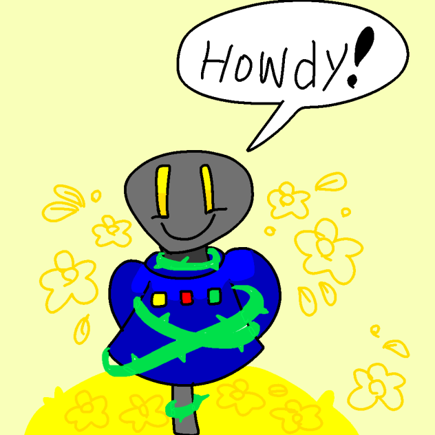 play robot(Flower)