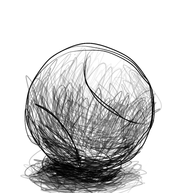 適当イラスト[野球ボール]