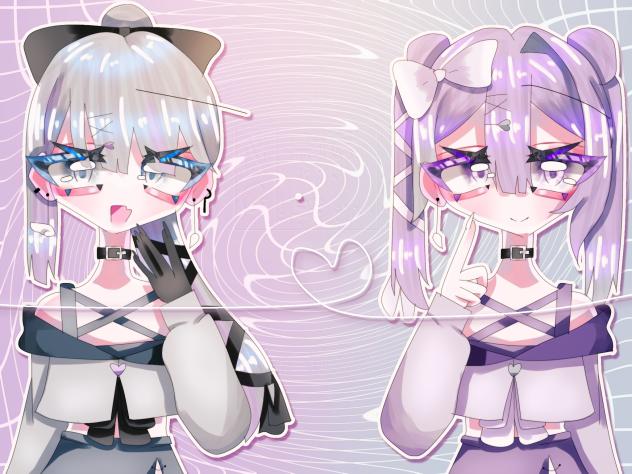 ﹏ 🩵ྀིおふたり💜ྀི﹏