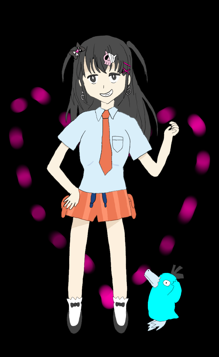 モブ子ちゃんポケモントレーナーになる。 - ibisPaint