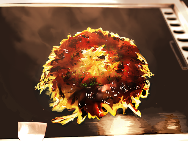 チーズ玉お好み焼き