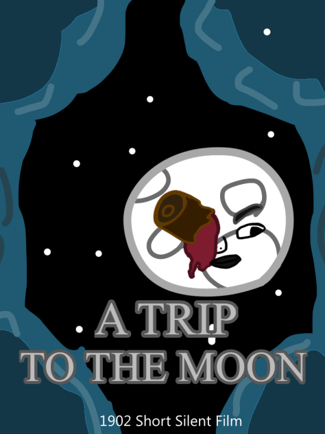 fan made “a trip to the moon” poster