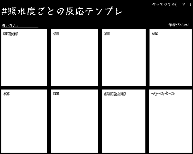 テンプレ普段やらんのに作った奴ここに(((((おい