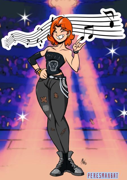 Levy metal girl.
