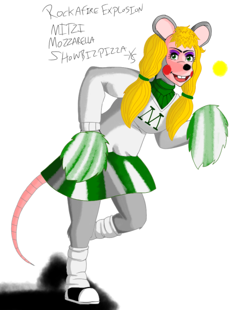 Mitzi Mozzarella Showbiz Pizza Rockafire