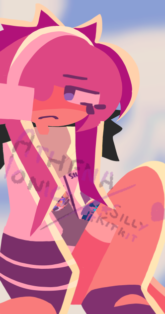 she looks so silly!!