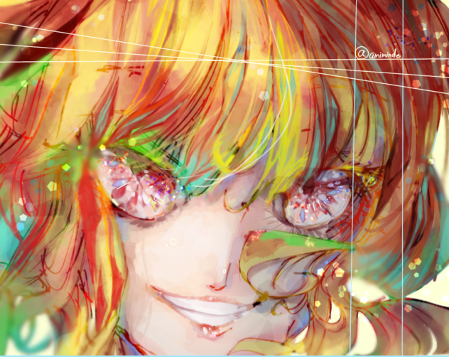 暖色系キラキラ女子
